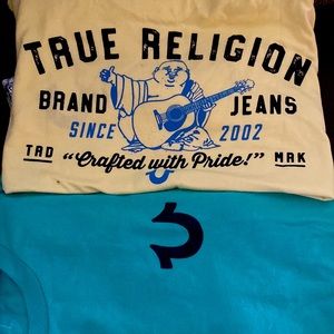 Original True Religion yellow Large green X-Large $30 each